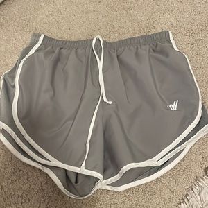 varsity grey shorts